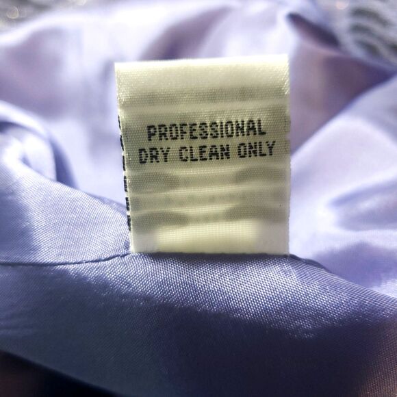 Night Studio New York Purple Black Button-up Collared Maxi Coat Size 14 - Picture 5 of 9